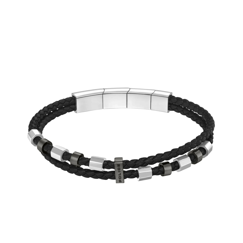 Police Armband Armband Freeway- Herrenarmband- Farbe: schwarz schwarz
