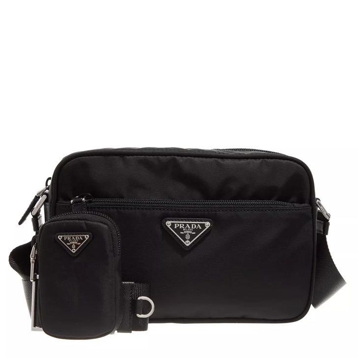 Prada black camera online bag