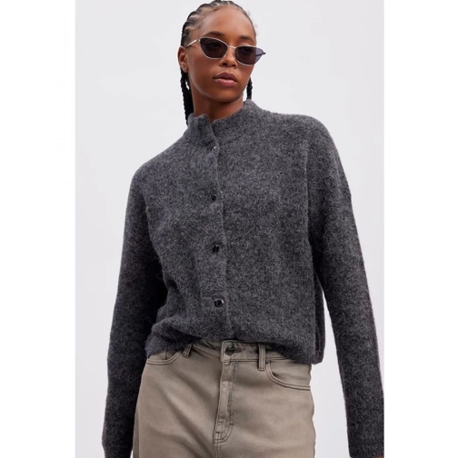 GESTUZ GESTUZ Grau melierter Cardigan mehrfarbig Cardigan