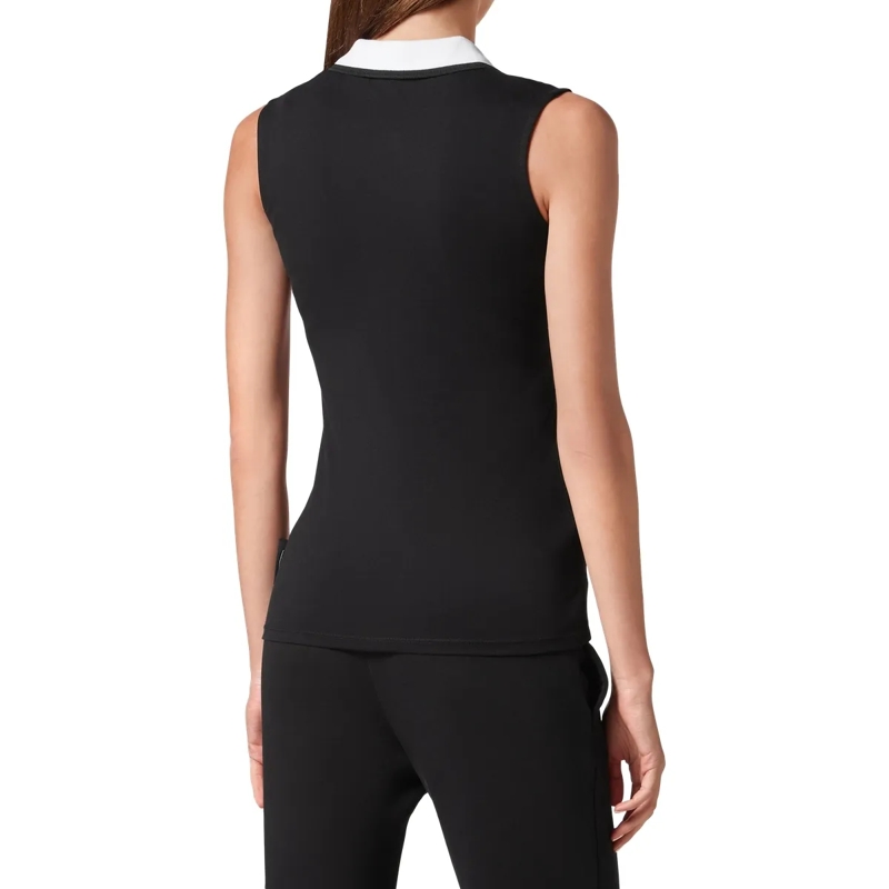 Plein Sport Top Poloshirt Ss Basic schwarz