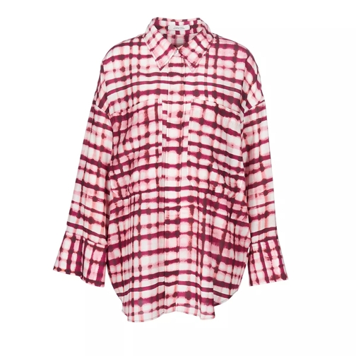 Dorothee Schumacher Checked Statement Blouse 044 PINK CHECK MIX Blusen