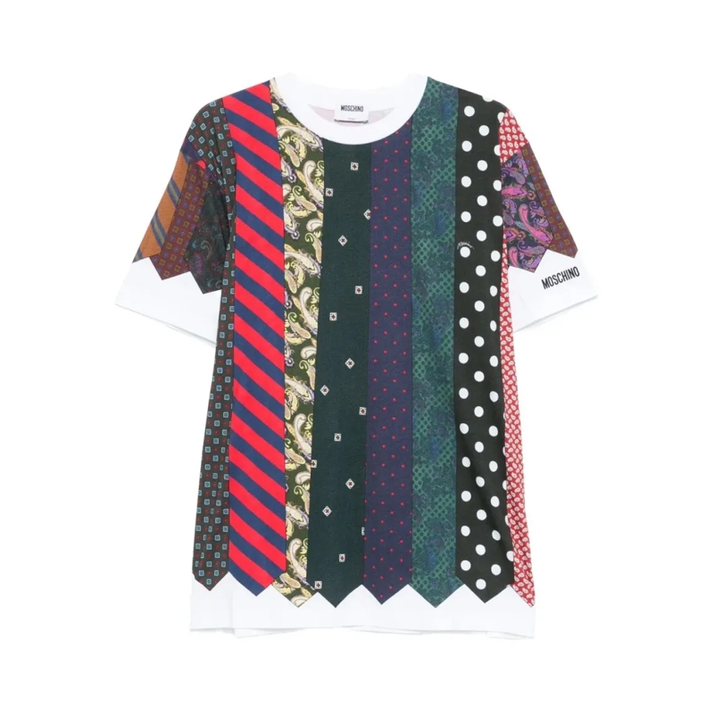 Moschino T-Shirt Classic T-Shirt With Round Neckline Grey