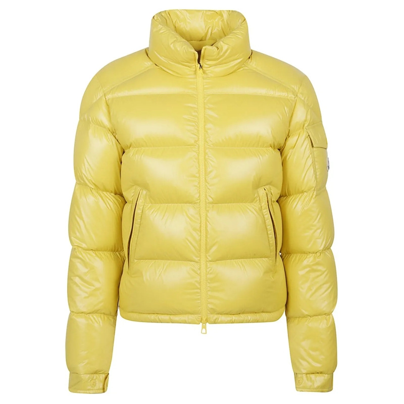 Moncler Daunenjacke Levitha Down Jacket Yellow & Orange gelb
