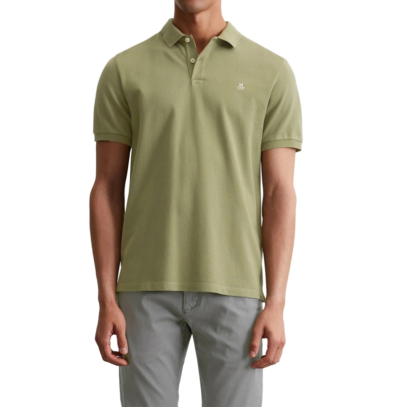 Marc O´Polo Poloshirt Small-Logo 1er Pack grün(Image 2)
