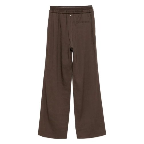 Lorena Antoniazzi  Chocolate Brown Drawstring Trousers Brown (Image 2)