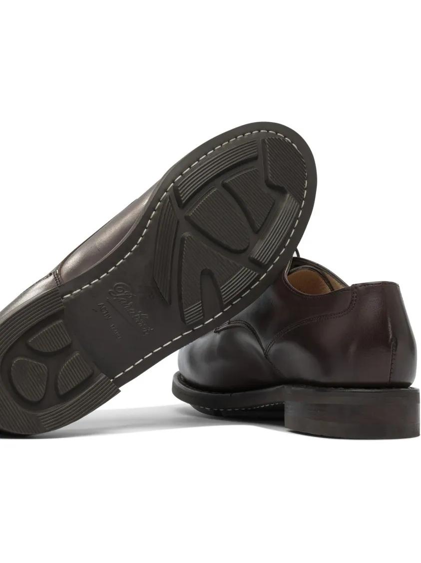 Thumbnail - Brown Leather Brogue Shoes - Gr. 10 - in Schwarz