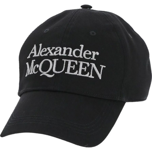 Alexander McQueen  Logo Baseball Cap schwarz