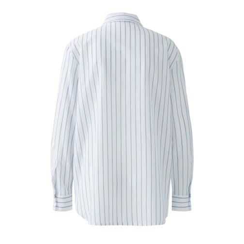 Oui Blusen Longbluse blau (Image 7)