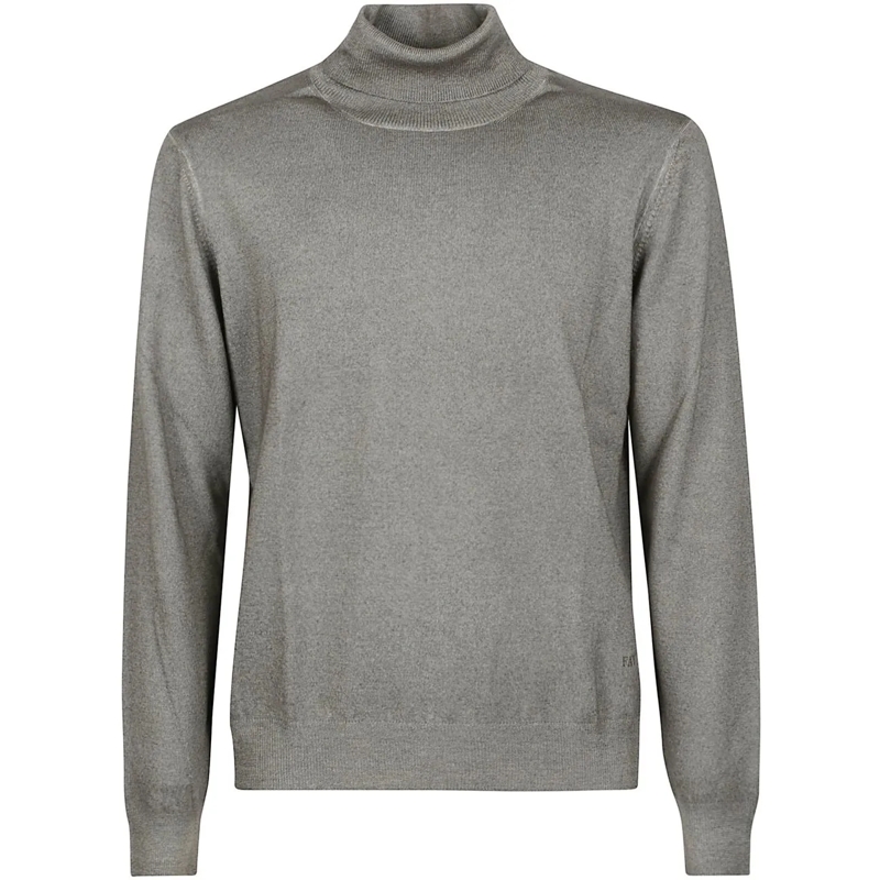 Fay  Turtle Neck Sweater Green grün