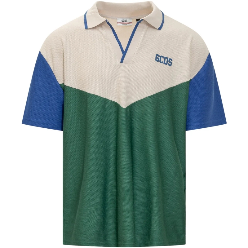 Gcds Poloshirt Polo a Maniche Corte mehrfarbig