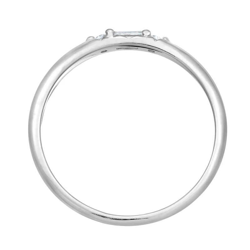Elli Ring Ring Topas Verlobung Beisteckring 585er Weißgold silber(Image 3)