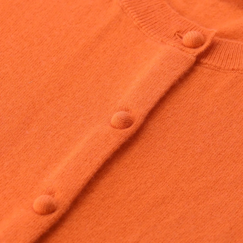 Riani Strickjacke Strickjacke aus Kaschmir-Woll-Mix orange(Image 3)