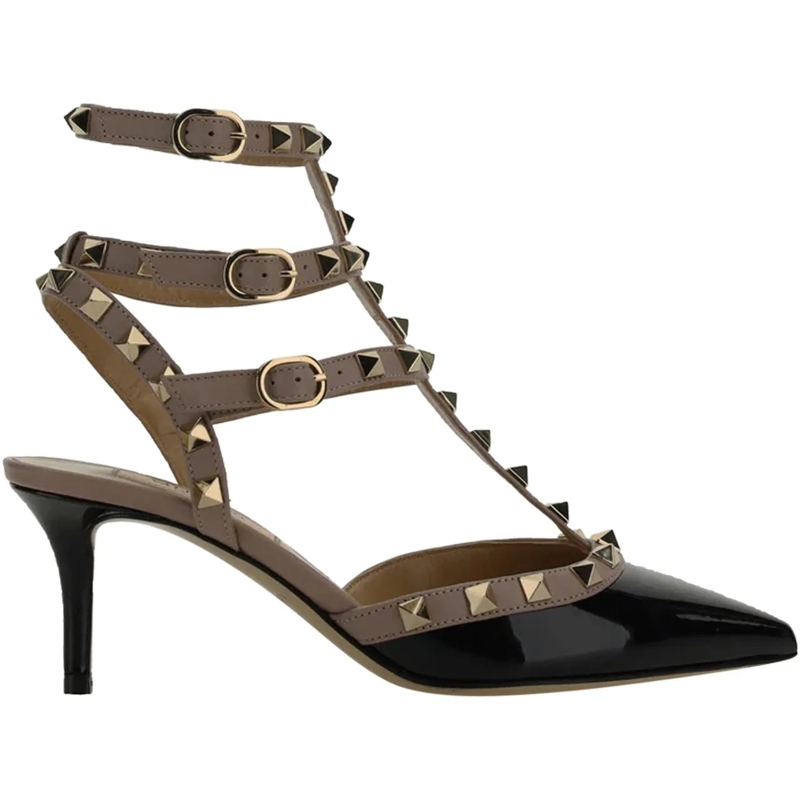Valentino Garavani Pumps Rockstud Ankle Strap Pumps Black