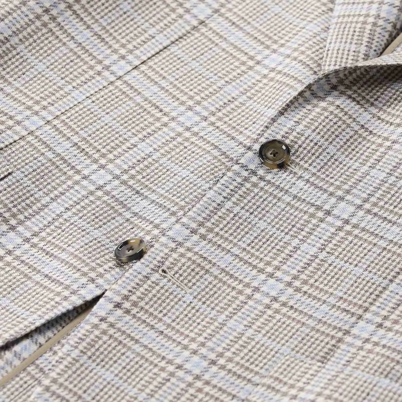 Lardini Anzugjacke Kariertes Sakko braun(Image 3)