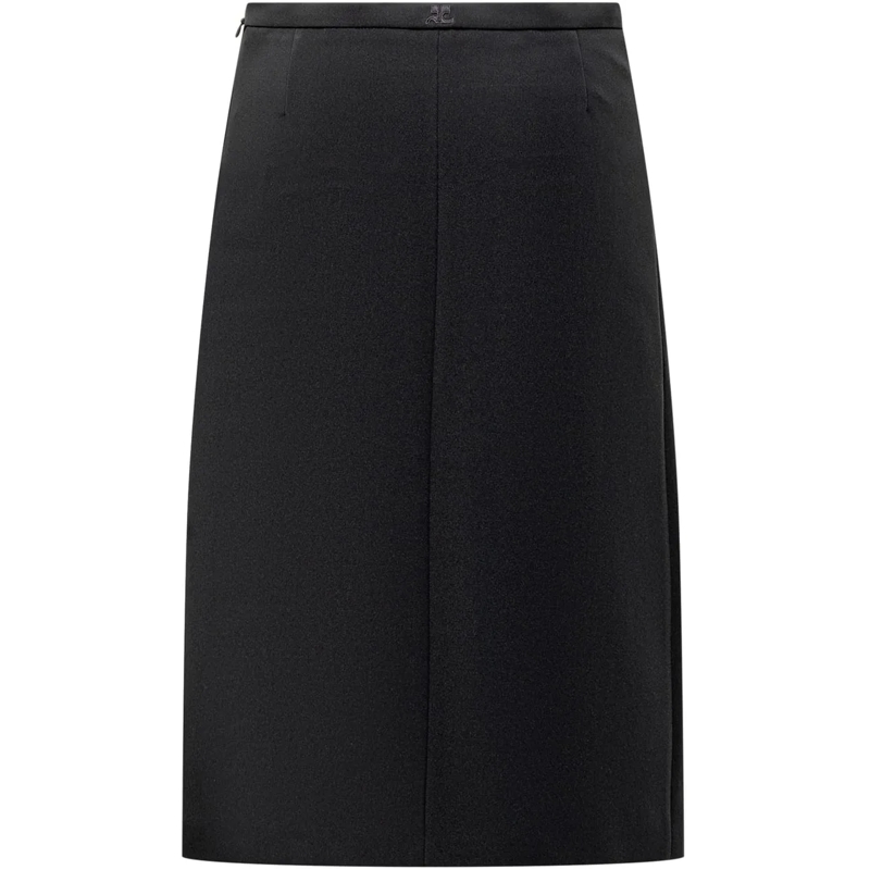 Courrèges Midirock Gonna Zipped schwarz(Image 2)