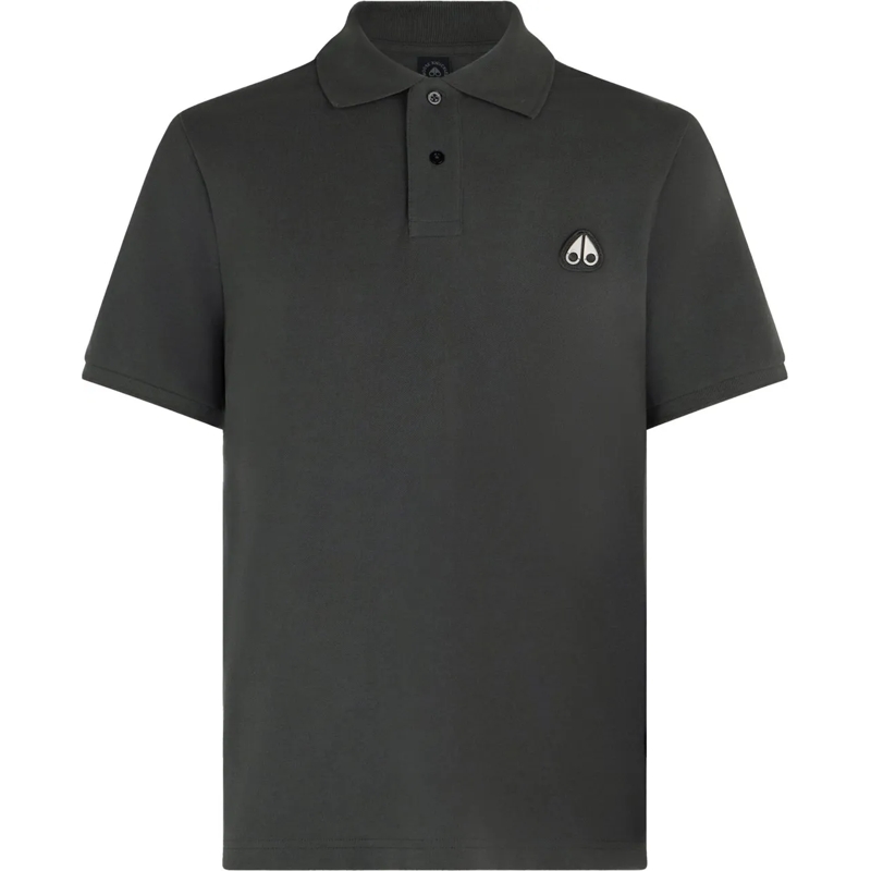 Moose Knuckles Polohemd Everett Polo Cement grau