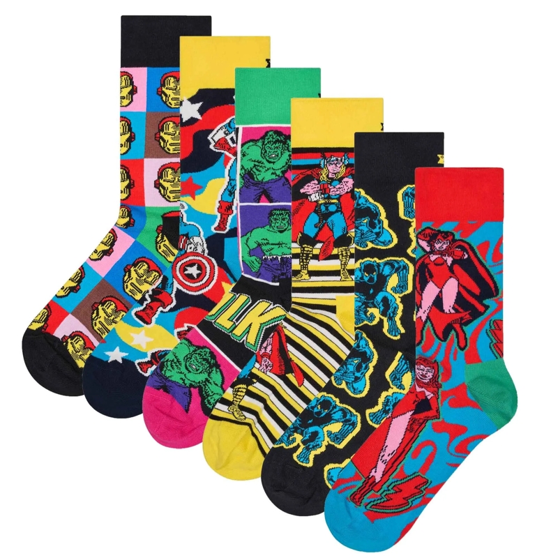 Happy Socks  MARVEL™ Avengers 6-Pack Gift Set 6er Pack bunt