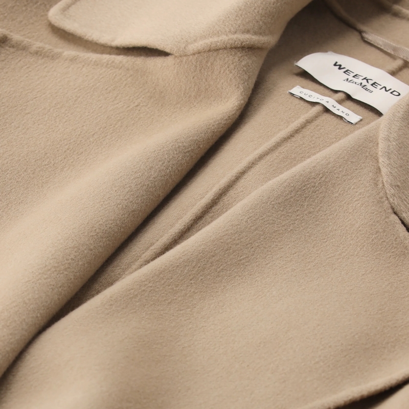 WEEKEND Max Mara Wintermantel Robenmantel Doperoso aus Wolle braun(Image 3)
