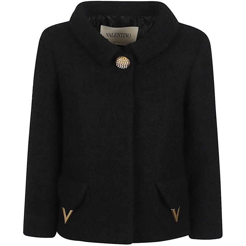 Valentino Garavani Übergangsjacke Jackets Black schwarz