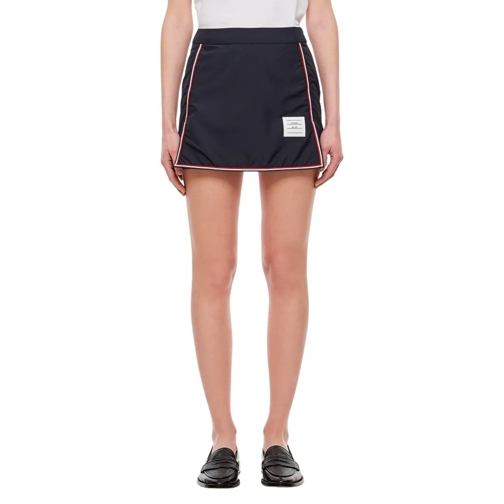 Thom Browne Mini jupes Synthetic A-Line Mini Skirt Blue