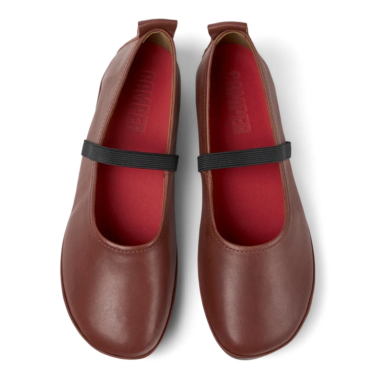 Camper Ballerinas Ballerinas Right Nina mittel-rot(Image 5)