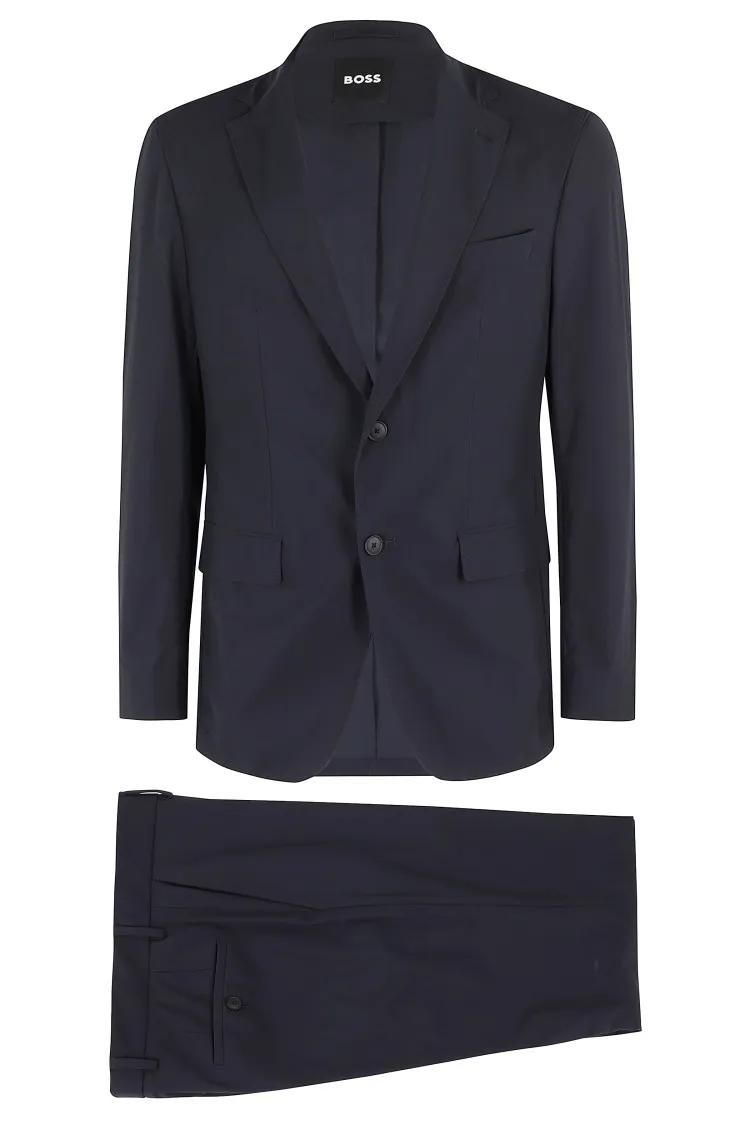 Thumbnail - Boss - P Huge Tailored Blue Suit - Größe 46 - blau