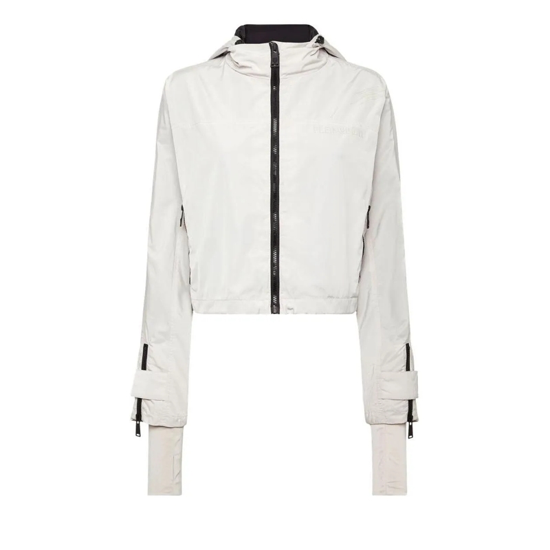 Plein Sport Daunenjacke Sweatjacke Scratch hell-grau