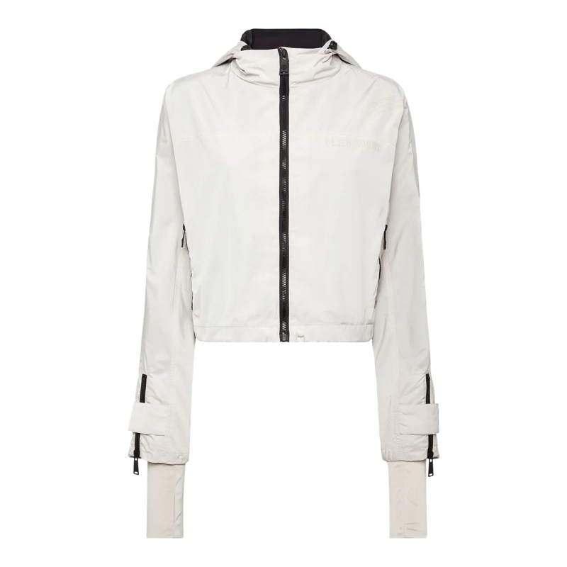 Plein Sport Daunenjacke Sweatjacke Scratch hell-grau