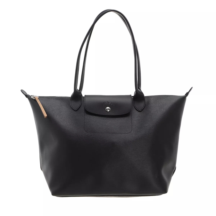 Large black longchamp tote sale