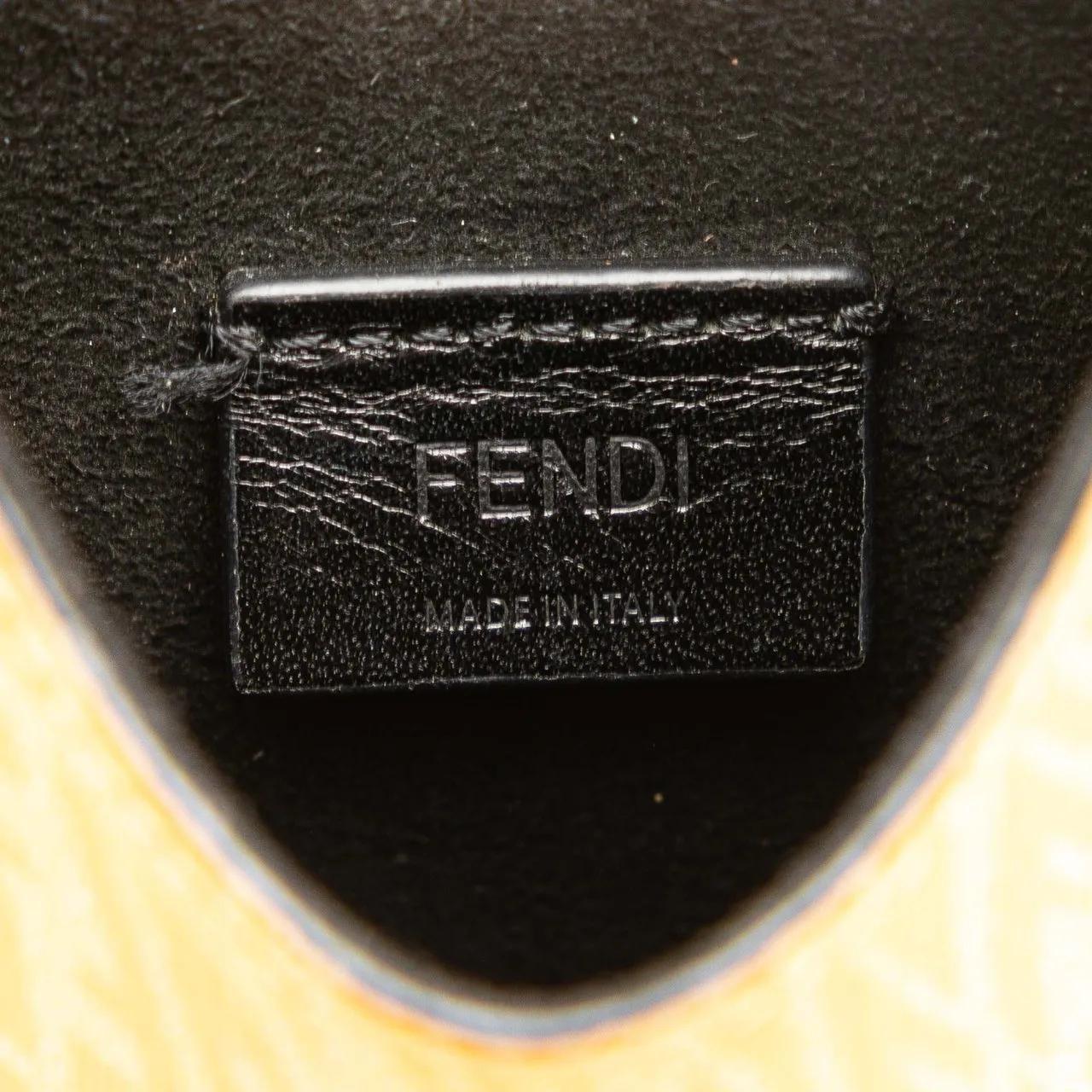 Thumbnail - Fendi Hobo Bags - Sarah Coleman Coated Canvas FF Vertigo Phone Holde - Gr. unisize - in Gelb - für Damen