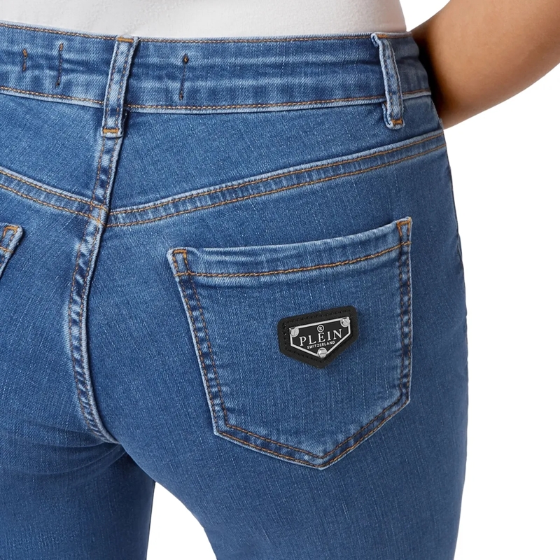 Philipp Plein Skinny-Leg-Jeans Jeggings blau(Image 5)