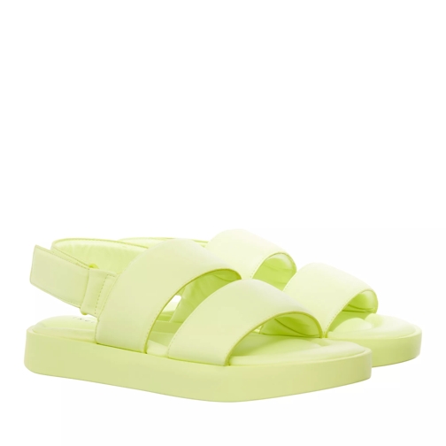 INUIKII Padded Velcro Lime Sandale