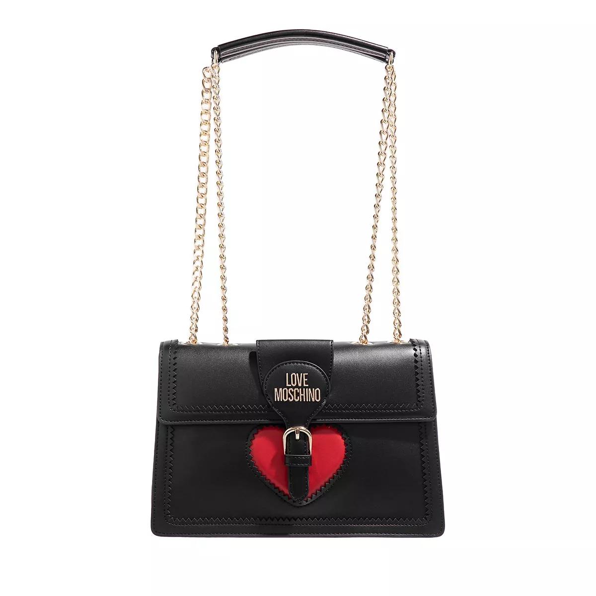 Love Moschino Borsa donna Love zaino in ecopelle nero BS23MO35 JC4035 Media  : MainApps: : Moda