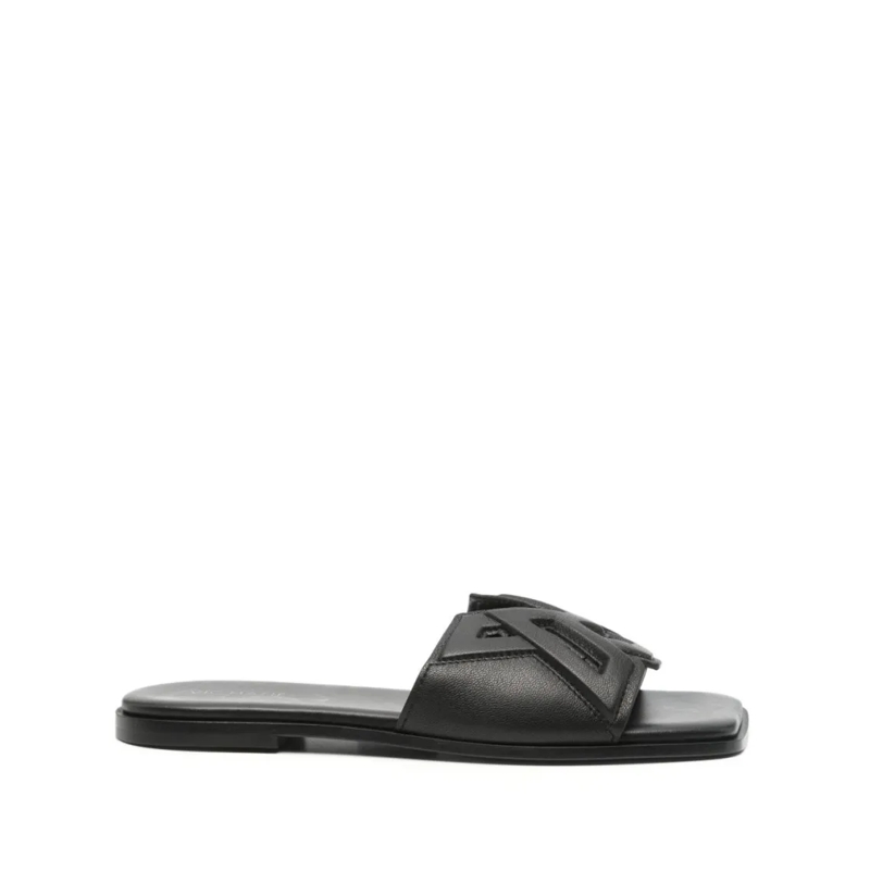 Vic Matié Sandalen Square Open Toe Sandals Black