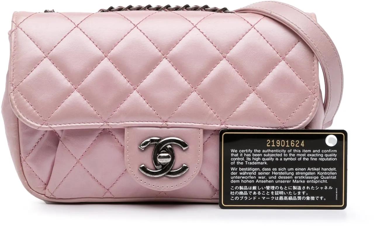 Thumbnail - Chanel Hobo Bags - Mini Quilted Metallic Calfskin Coco Pleats Chain F - Gr. unisize - in Gold - für Damen