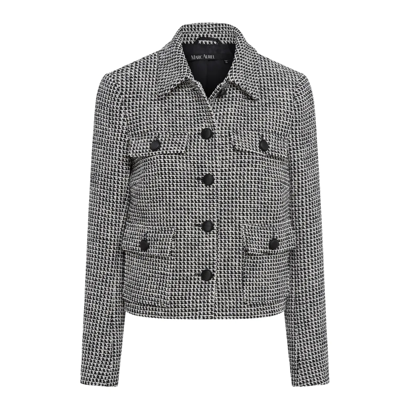 Marc Aurel Blazer Jacke schwarz