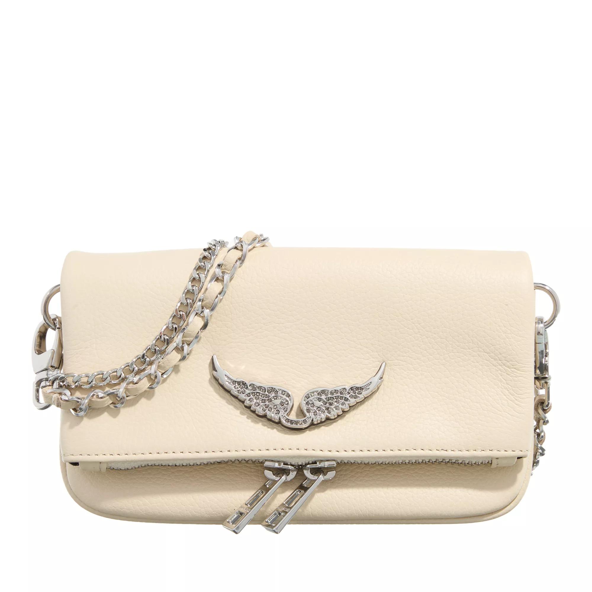 Zadig & Voltaire Crossbody Bags - Rock Nano Swing Your Wings - Gr. unisize - in Creme - für Damen