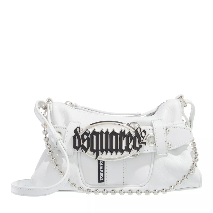 Dsquared2 Gothic Dsquared2 Belt Clutch WeiB Crossbody Bag