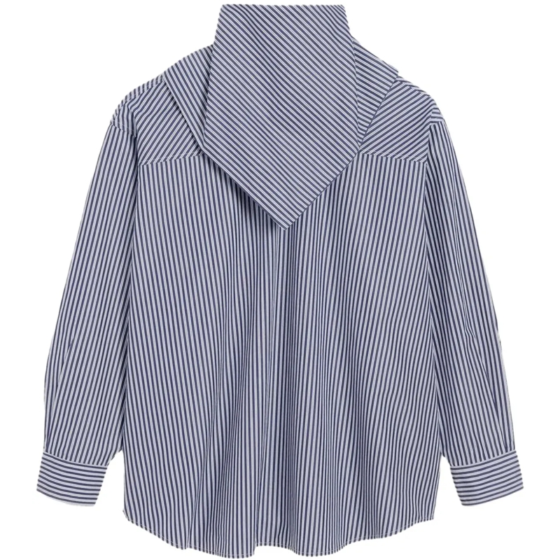 AMI Paris Bluse 'Bandana Blouse' Shirt Blue