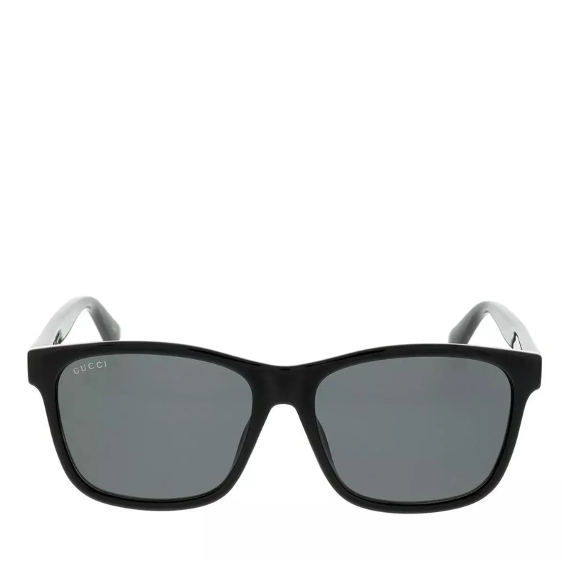 Gucci Sonnenbrille GG0746SA-001 57 Sunglasses Black-Black-Grey(Image 3)
