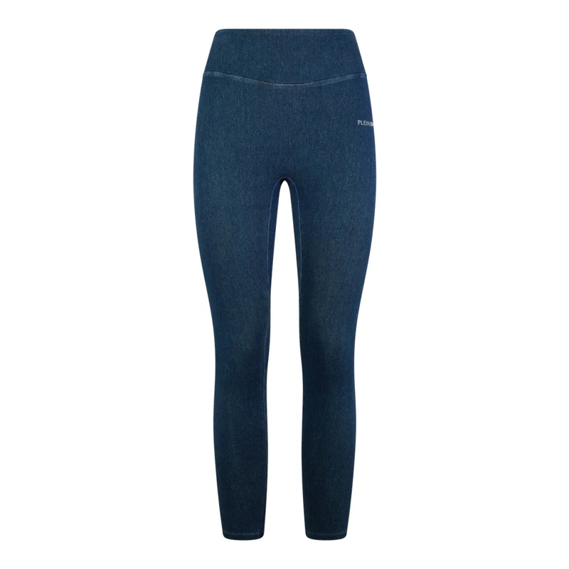 Plein Sport Leggings Leggings Denim Touch Ps dunkel-blau