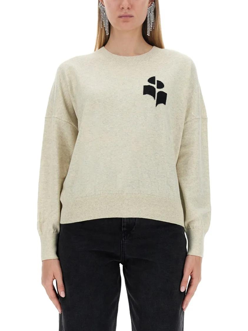 Thumbnail - Etoile Isabel Marant - Soft Texture Knit Sweater - Größe 34 - grau