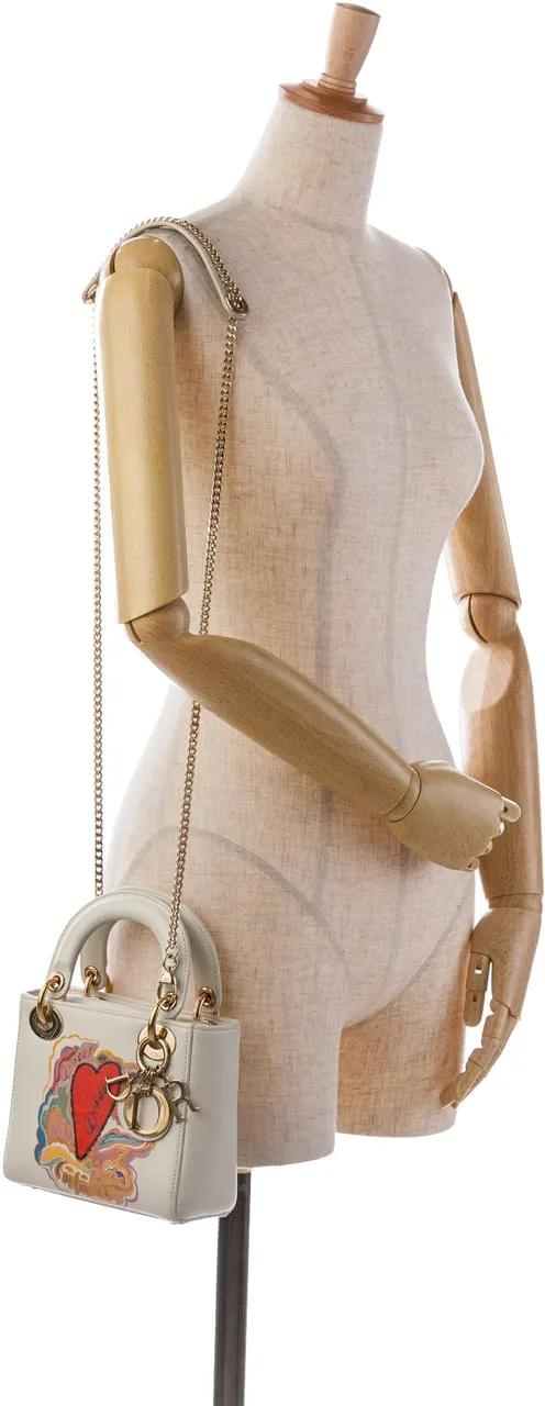 Thumbnail - Christian Dior Hobo Bags - 2018 Niki De Saint Phalle Mini Calfskin Dioramour - Gr. unisize - in Weiß - für Damen