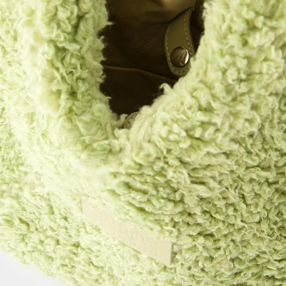 MM6 Maison Margiela Shoppers Small Japanese Should Bag Polyester Green in goud