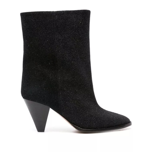 Isabel Marant Rouxa Suede 85Mm Boots Black Bottine