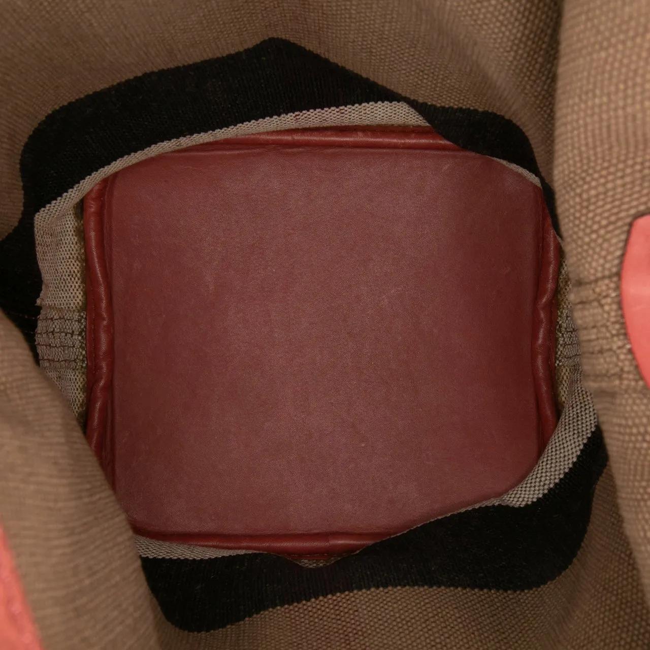 Thumbnail - Burberry Hobo Bags - Mini Mega Check Canvas Ashby Tassel Bucket Bag - Gr. unisize - in Braun - für Damen