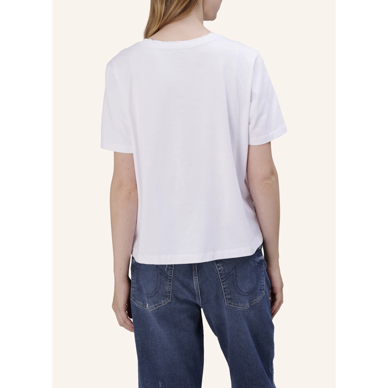 True Religion Top T-Shirt BOOTS weiss