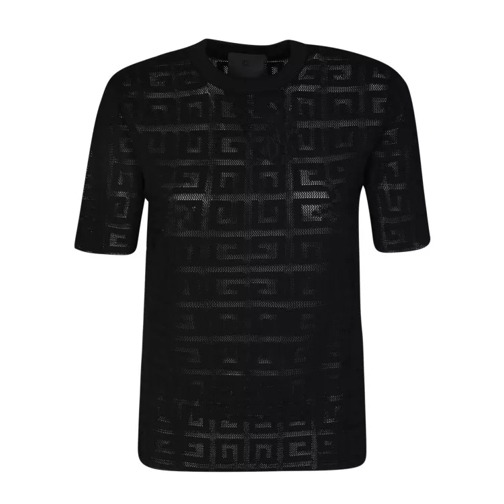 Givenchy Perforated 4G Pattern T-Shirt Black 