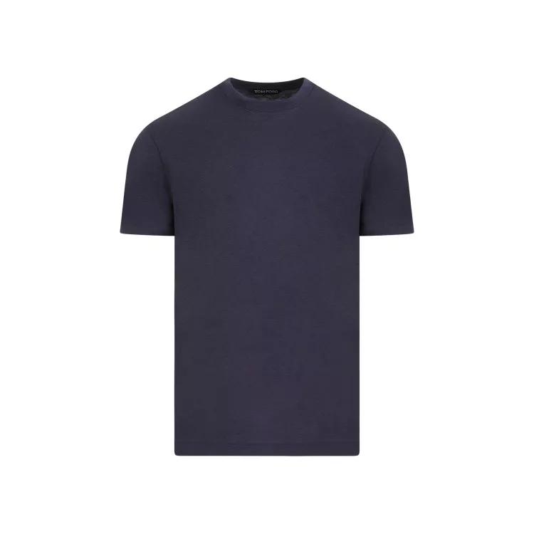 Tom Ford - Viscose Cotton T-Shirt - Größe 52 - blue