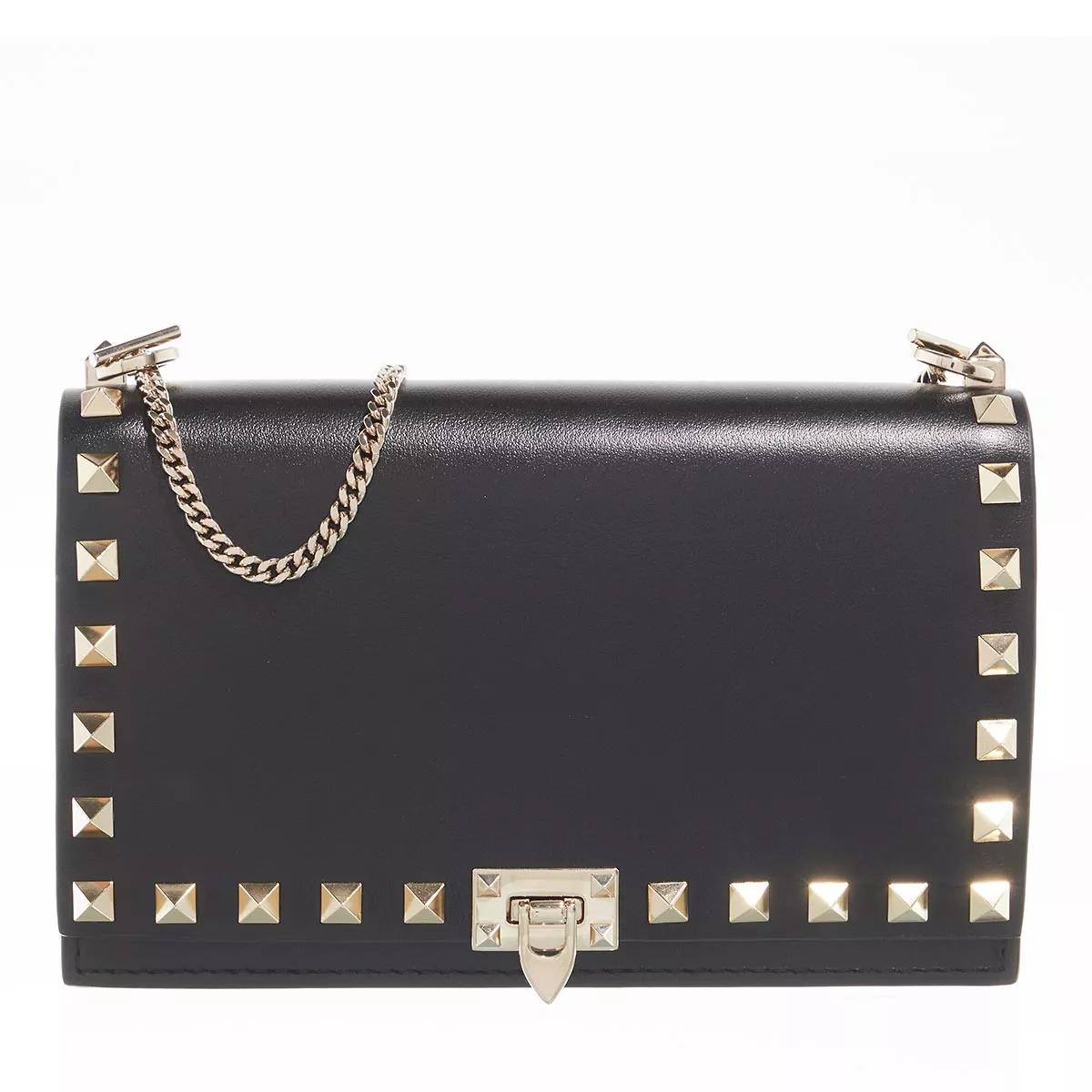 Valentino Garavani Crossbody Bags - Rockstud Bag In Calfskin - Gr. unisize - in Schwarz - für Damen